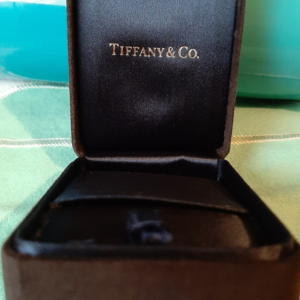 Tiffany & Co Black Velvet Necklace & Pendant Presentation Box 3" x 2.25"
